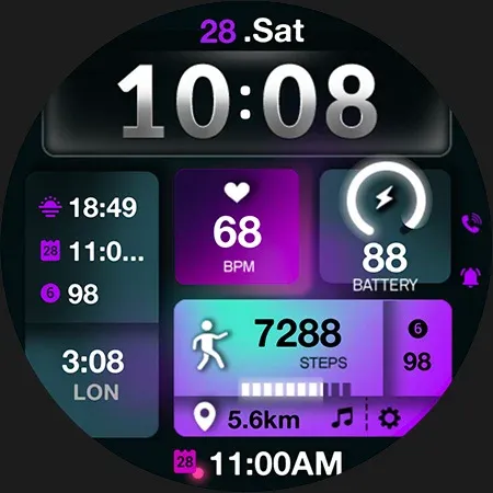 ML2U 241b Hybrid Watch Face screenshot 30