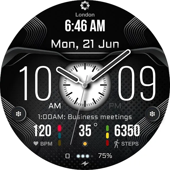 H385 Hybrid Watch Face screenshot 30