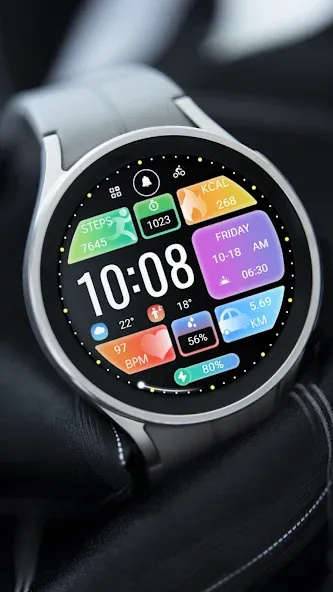 Colorful Widget Colorful Faces screenshot 1