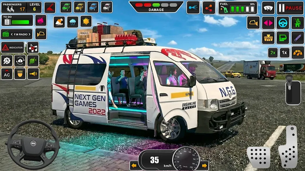 City Van Driving Simulator 3D screenshot 1