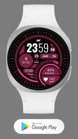 Digital Sport Watch face screenshot 5