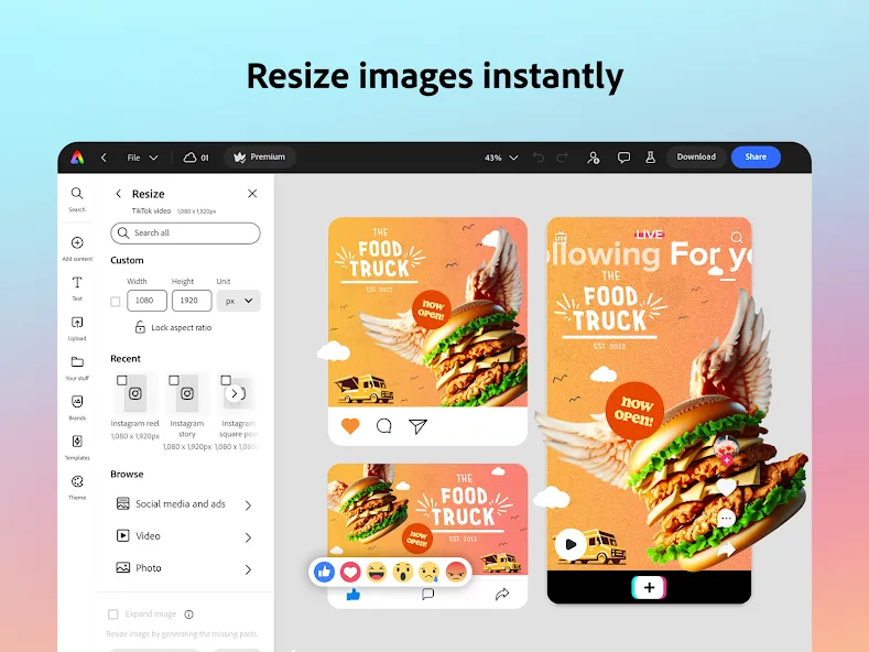 Adobe Express: AI Photo, Video screenshot 16