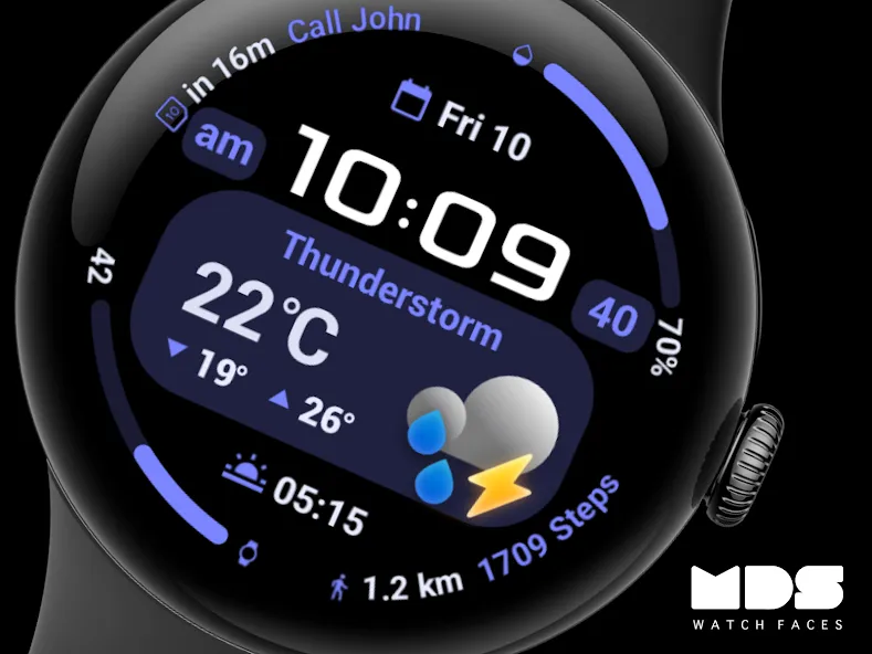 MDS05 Weather Watch Face screenshot 7