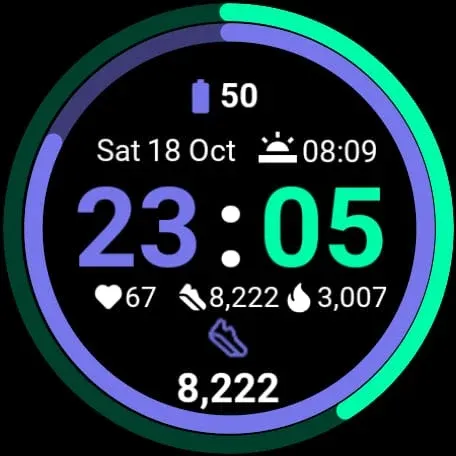 G Fit: Health Watch Face Wear screenshot 9