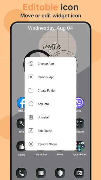 Love Launcher: lovely launcher screenshot 8