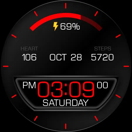 Key103 Digital Watch Face screenshot 27