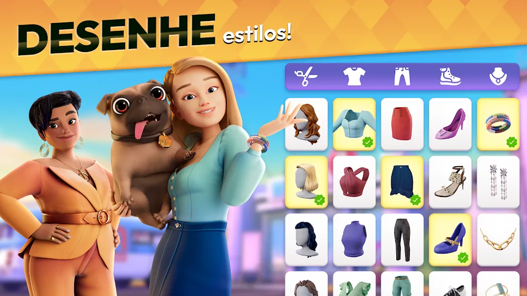 Makeover Match - Jogo de moda screenshot 4