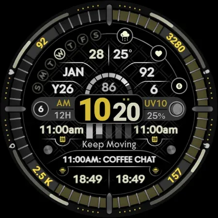 Digital Watch Face Infowatch 2 screenshot 16