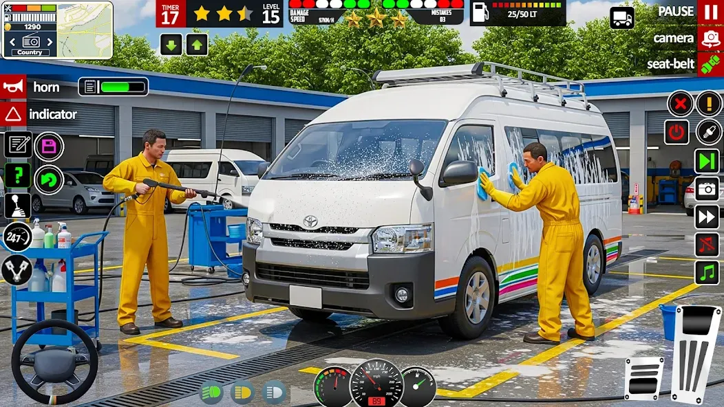 City Mini bus Driving Games screenshot 4