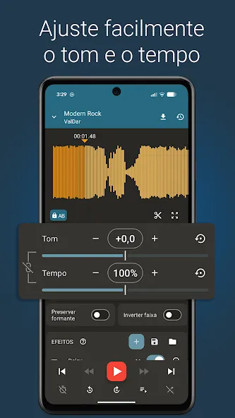 Up Tempo: Editor de Áudio screenshot 1
