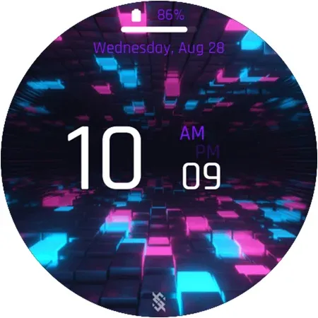 BFF33 - Animation Neon Cubes screenshot 21