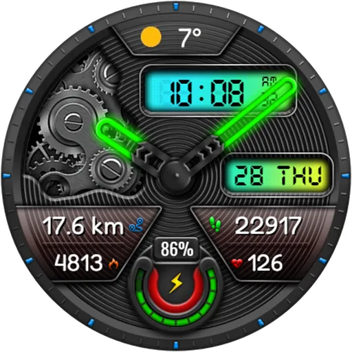 NERDAN URX136 Watch face screenshot 22
