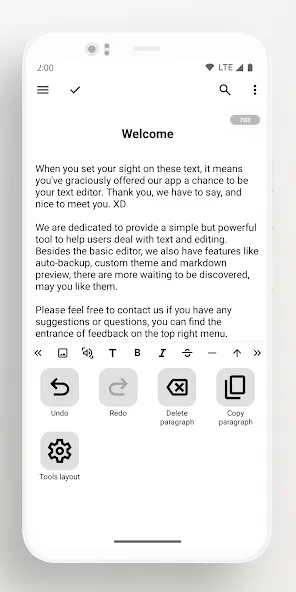 Lite Writer: Writing/Note/Memo screenshot 2