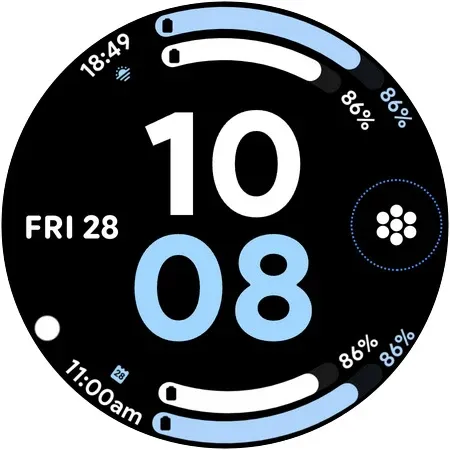 Digital Arc - Watch face screenshot 13