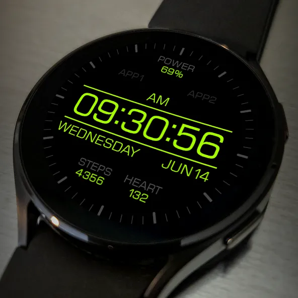 Key066 Digital Watch Face screenshot 4