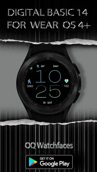 Digital Basic 14 Wear OS 4+ screenshot 4