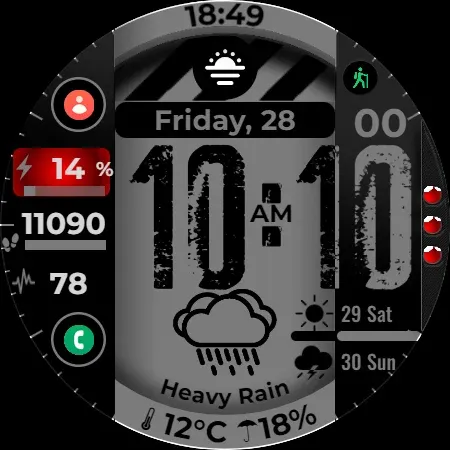 Watch Face CUE148 screenshot 10