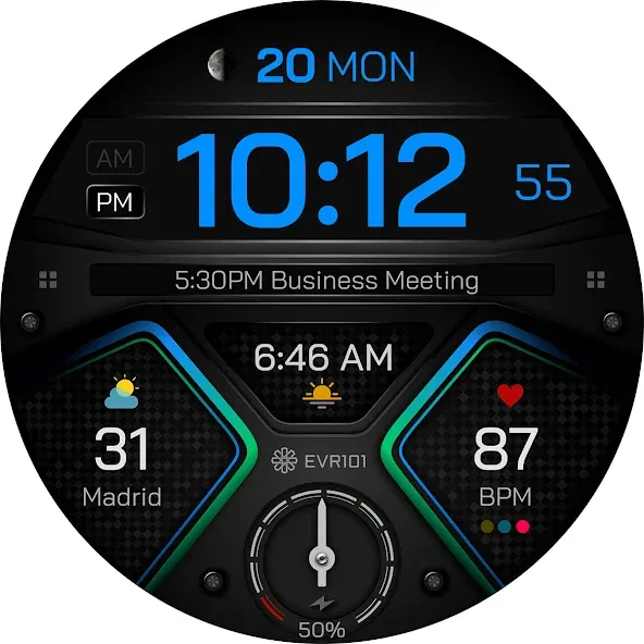 EVR101 Digital Watch Face screenshot 30