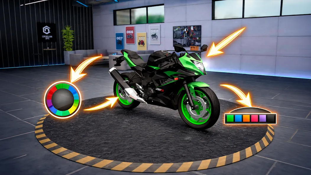 Motorcycle Real Simulator screenshot 7