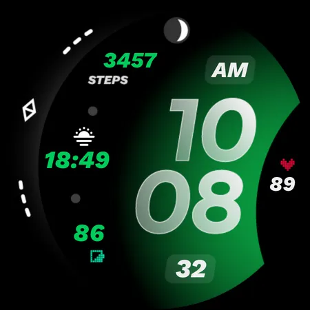 Eclipse: Digital Watch Face screenshot 30
