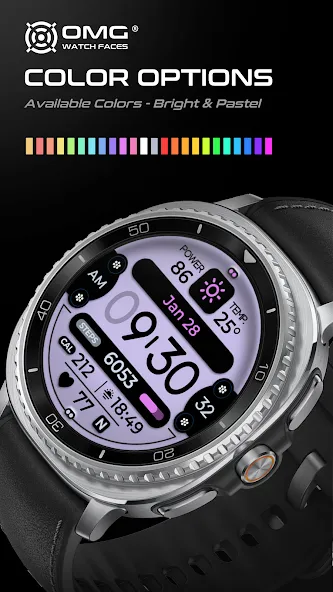 OMG 326 - Digital Watch Face screenshot 7