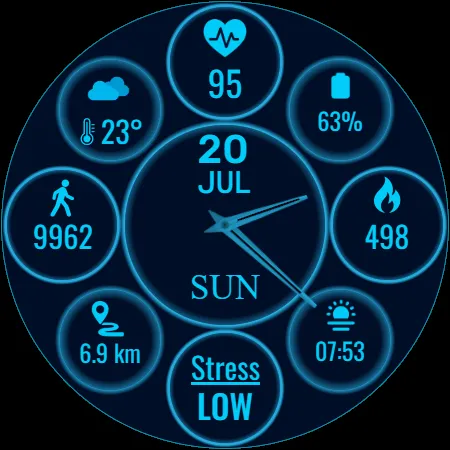 Neuro Dial Watch Face screenshot 9