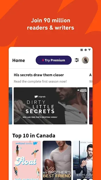Wattpad Beta screenshot 2
