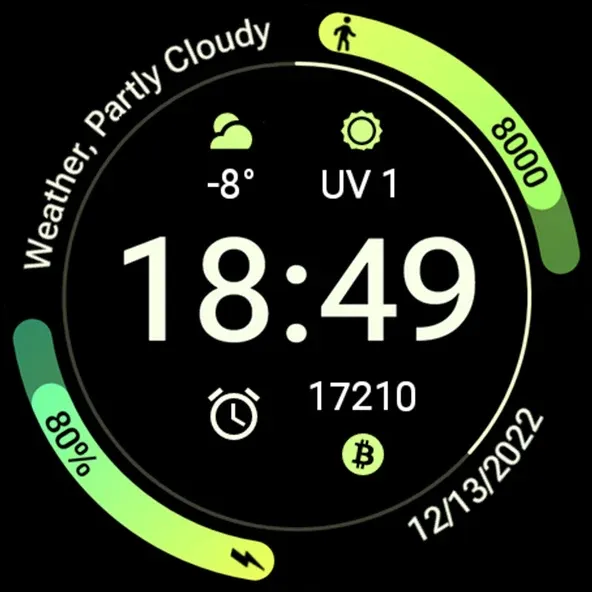 Athlete 2: Watch face screenshot 10
