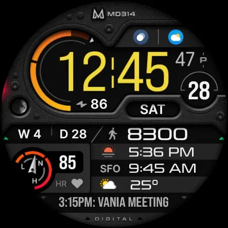 MD314 Health Watch Face screenshot 8