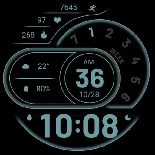 Dreamy Micro Blue ZKin Watch screenshot 6