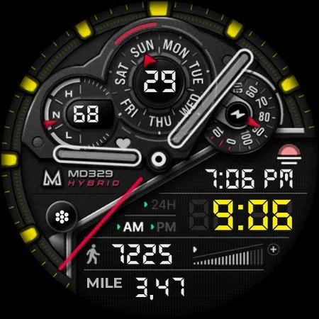 MD329 Hybrid Watch Face screenshot 12