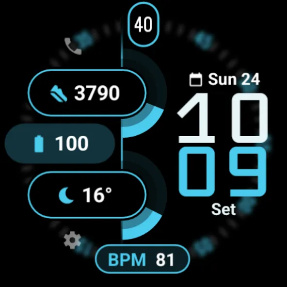 MDS11 Digital Watch Face screenshot 12