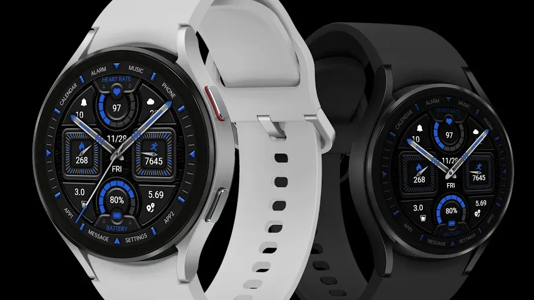 【Analog】Dark Blue Texture screenshot 3
