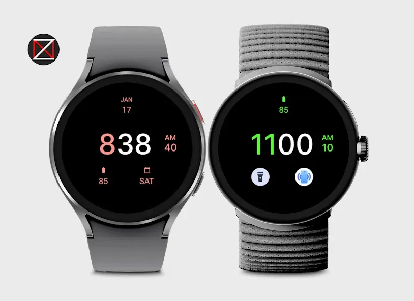 Black One Watch Face screenshot 3