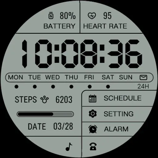 ZKin Watch Personalized LCD screenshot 43