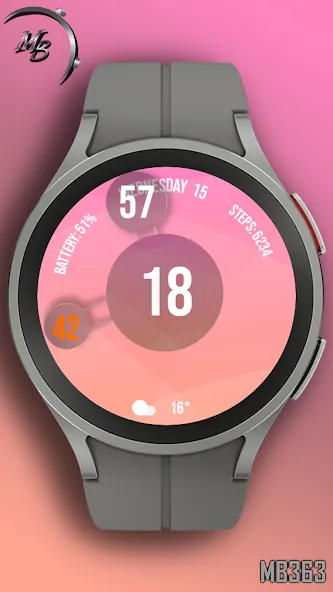 Minimal Watch Face MB363 screenshot 4
