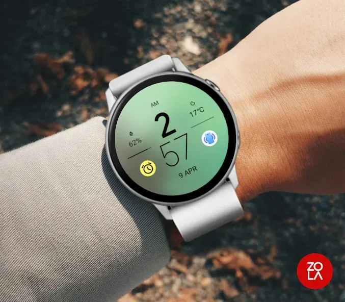 Green Forest Fit Watch Face screenshot 3
