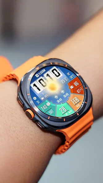 N-SPORT550 FlipDial Watch Face screenshot 4