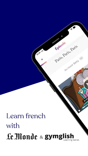 Learn French with Le Monde screenshot 1