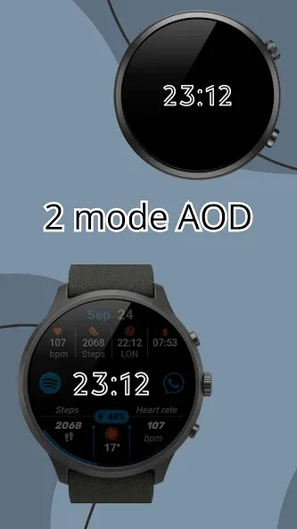 Digital Watchface D17 screenshot 5