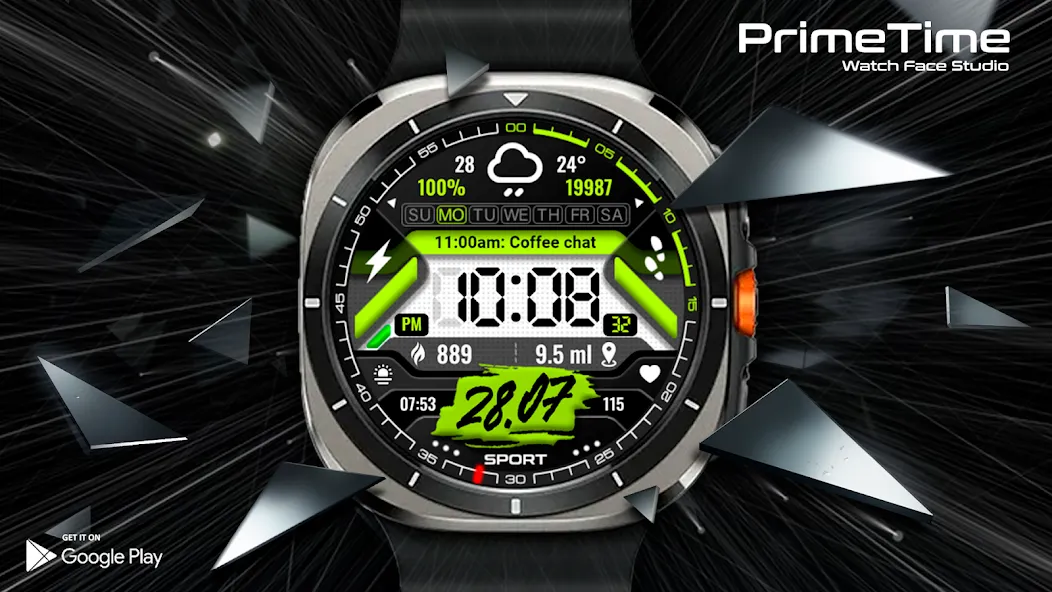 PT16 Digital Watch Face screenshot 28