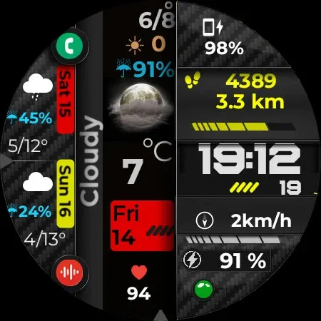 Watch Face CUE145 screenshot 9