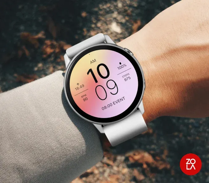 Romantic Flat Watch Face screenshot 3