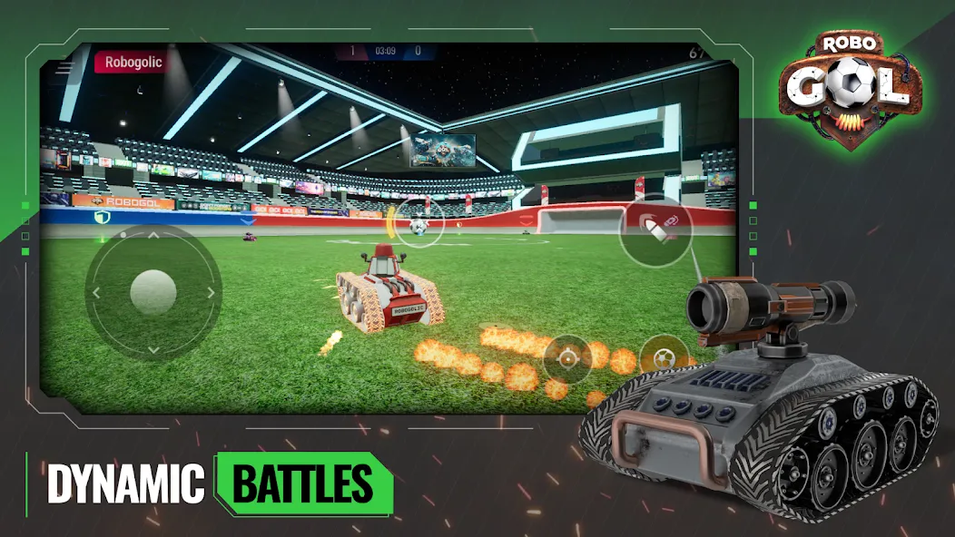 RoboGol: é Futebol com Robôs screenshot 2