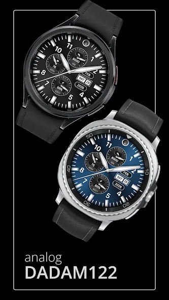 DADAM122: Analog Watch Face screenshot 1