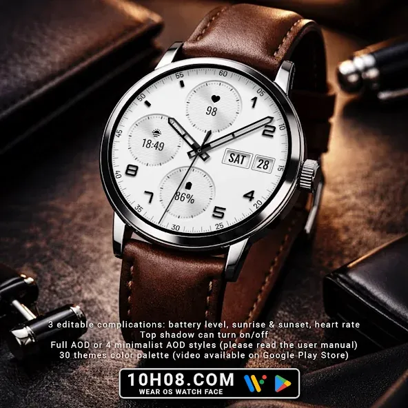 Watch face 10h08.com #141 screenshot 1