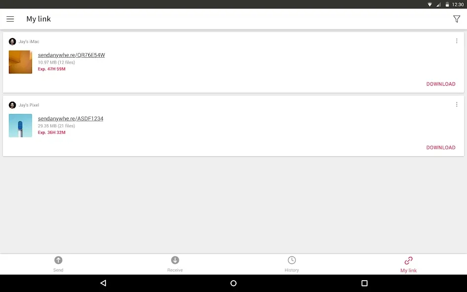 Send Anywhere (File Transfer) screenshot 10