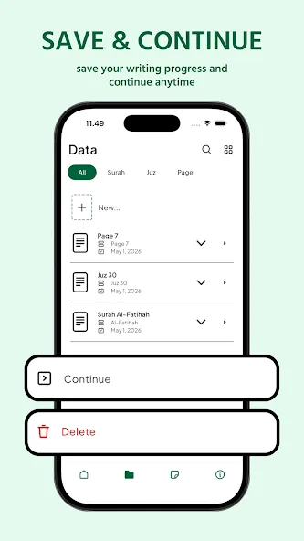 Naktub Quran - Write the Quran screenshot 5