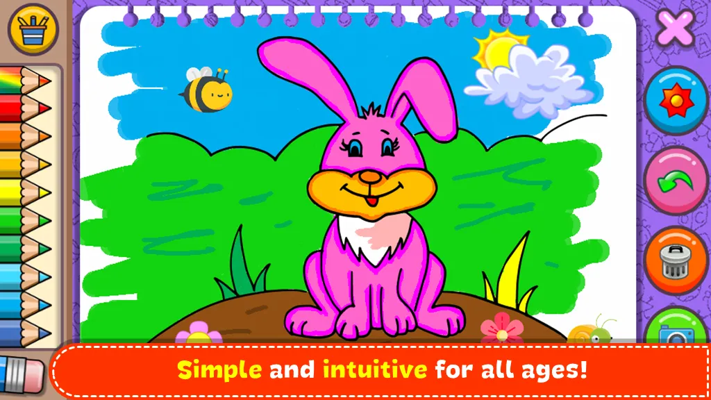 ぬりえと学習 - 動物 - 子供向けのゲーム screenshot 6