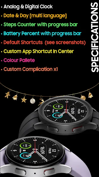 IA131 Hybrid Watchface screenshot 5
